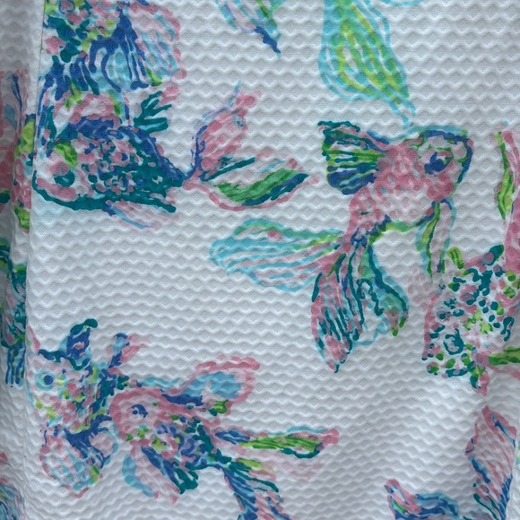 Lilly Pulitzer Sleeveless dress-size-12 fish print - Picture 11 of 14